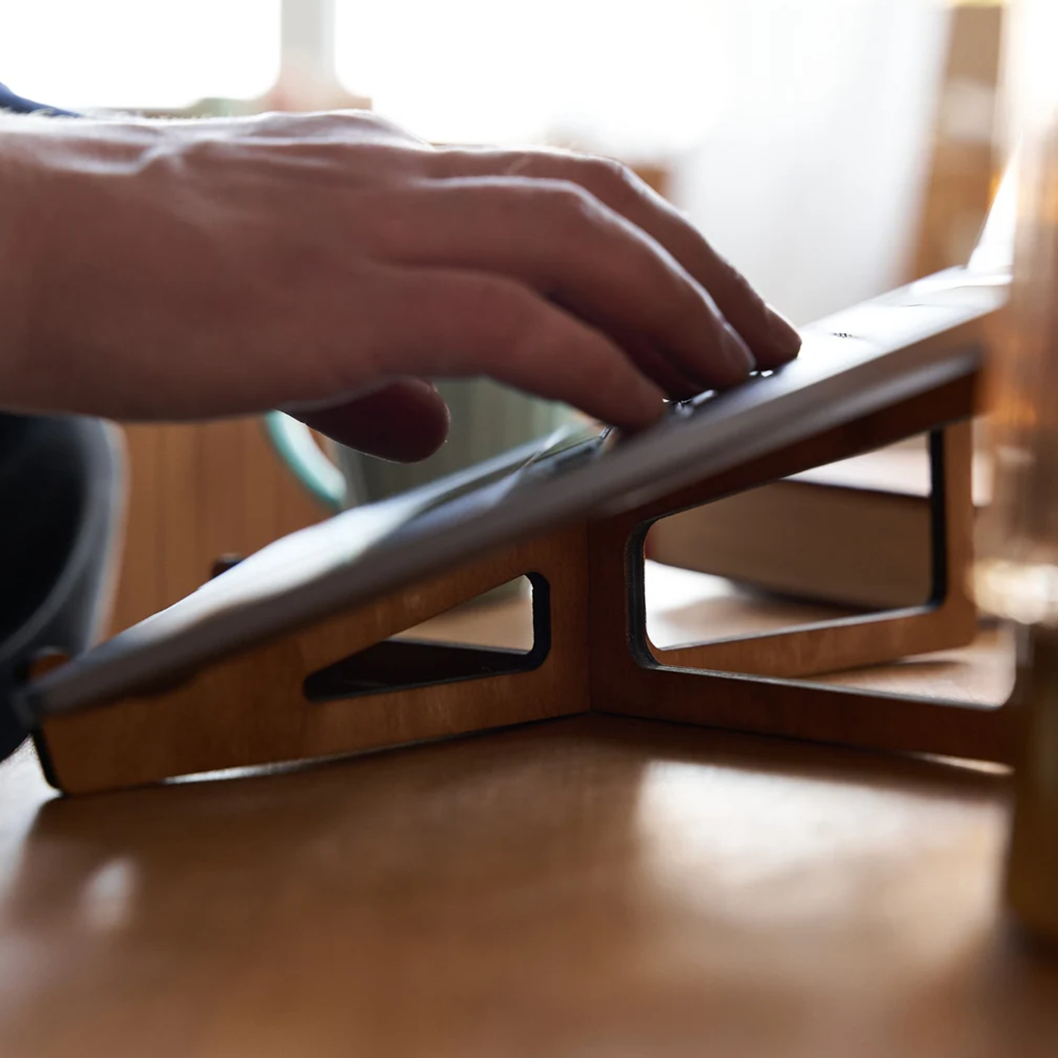 Portable Fold‑Up Laptop Elevating Support Desk Computer Riser
