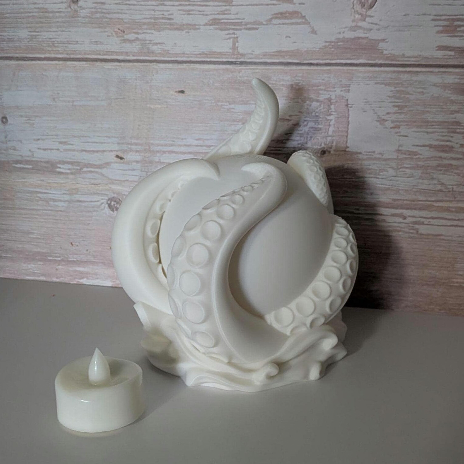 Octopus Tentacle Sculpted Desk Lamp Soft Warm Glow Decor Light