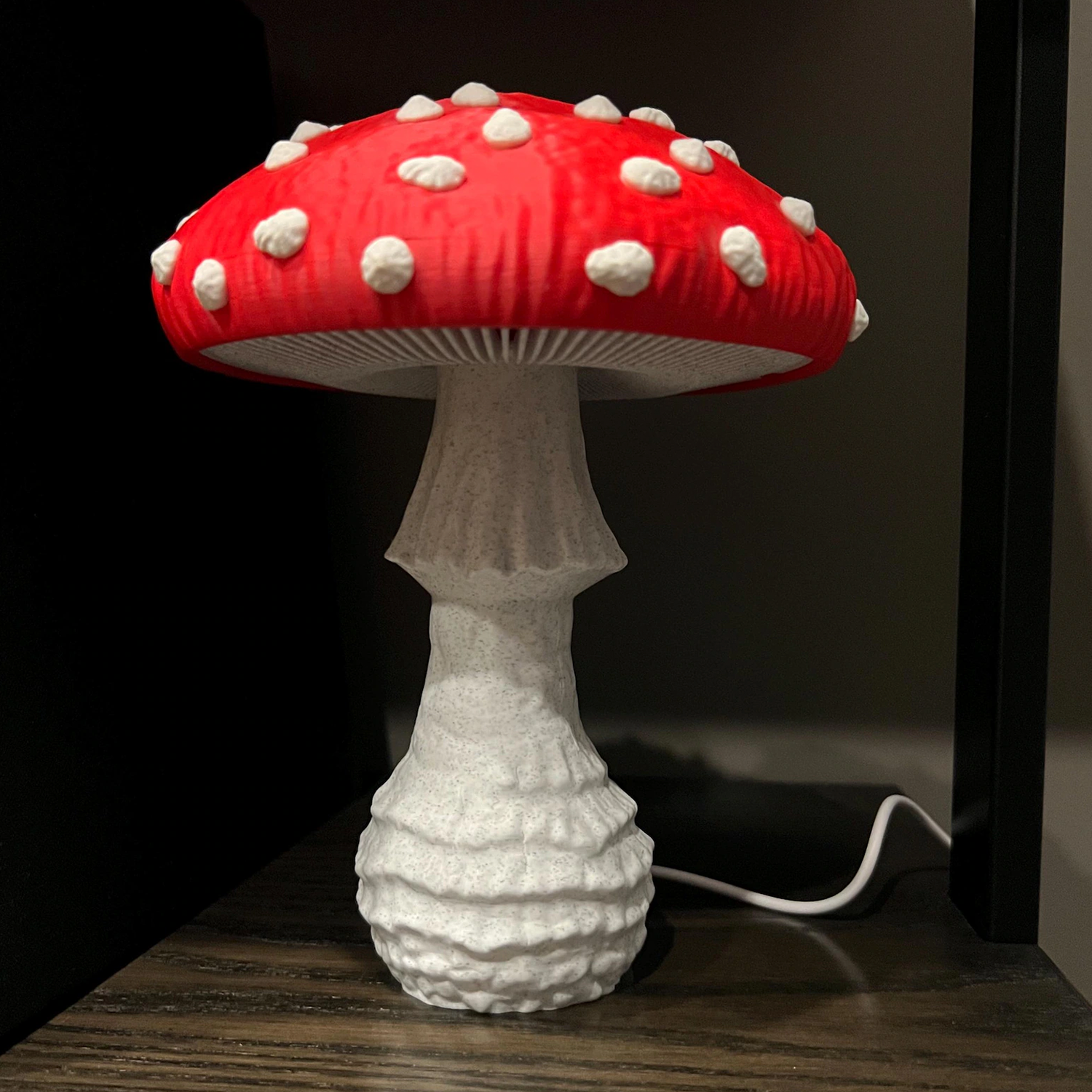 Whimsical Mushroom Table Night Light Aesthetic Cottagecore Ambient Lamp