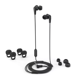 3.5mm Right-Angle TRRS Wired In-Ear Earbuds With Universal Inline Microphone